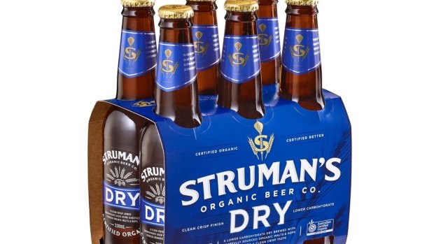 Struman's organic beer.