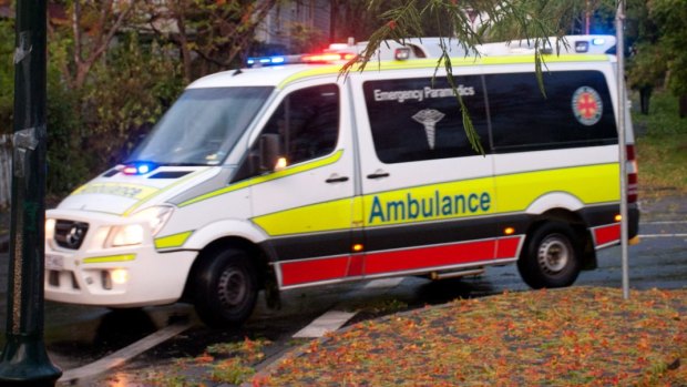 Paramedics are attemding a two vehicle crach in north Brisbane.