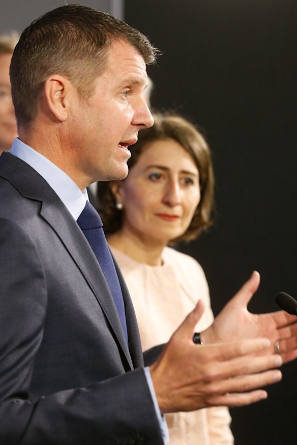 NSW Premier Mike Baird and Treasurer Gladys Berejiklian are privatising the land titles registry.