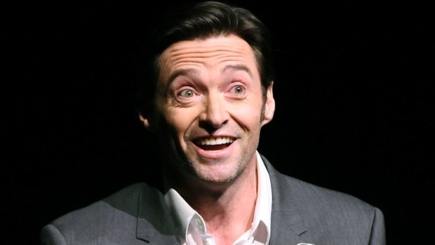 Hugh Jackman talks about <i>The Greatest Showman</i> at CinemaCon in Las Vegas. 