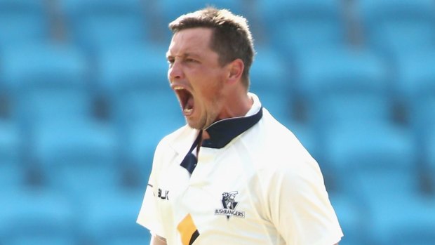Emphatic win: Victoria's Chris Tremain took two wickets as the Bushrangers ripped through the Redbacks batting line-up.