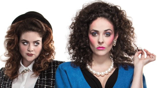 Jaz Flowers (left) and Lucy Maunder in <I>Heathers</I> the Musical.
