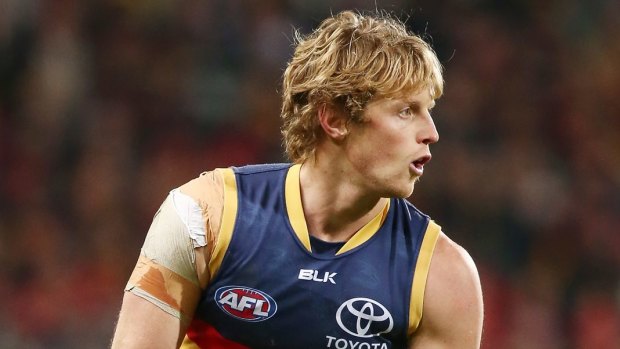 Big year: Rory Sloane has won Adelaide's best and fairest award, the Malcolm Blight Medal, for a second time.