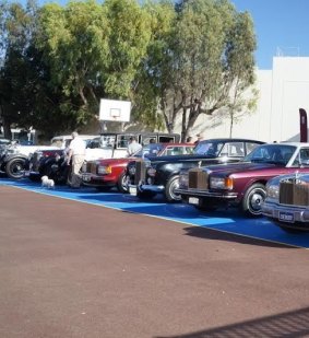 A selection of Rolls-Royces at the Rolls-Royce Owners Club Federal Rally.