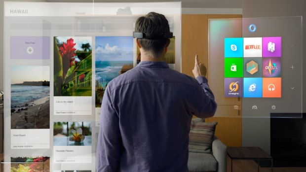 Microsoft’s new HoloLens promises to blend the real world with the virtual.