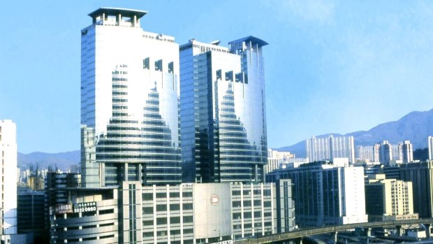 Goodman Group's vertical warehouses in Hong Kong.