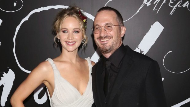 Jennifer Lawrence and Darren Aronofsky in happier times.