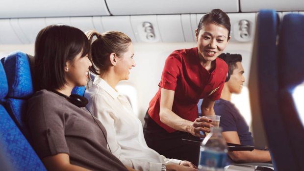 Cathay crew know how to handle awkward moments.