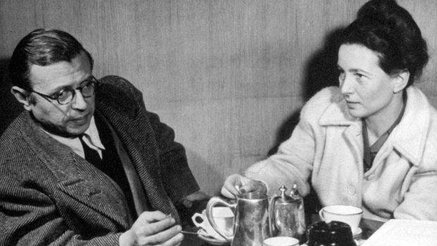Jean-Paul Sartre and his partner Simone de Beauvoir: brilliant but also cruel and exploitative.