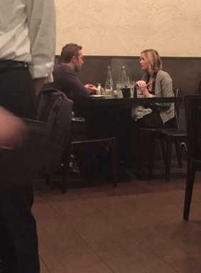Date: The photo of Jennifer Lawrence and Chris Martin dining together was posted online on December 31.