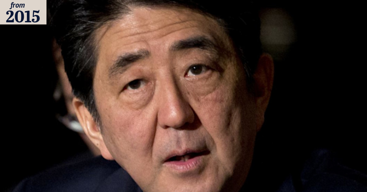 'For the sake of our children': Japan's Shinzo Abe argues for Trans-Pacific Partnership