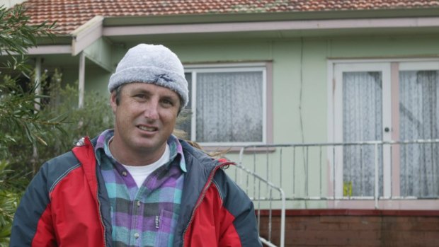 Author Tim Winton at the house in Hillman Street, Albany, where he spent his teenage years.
