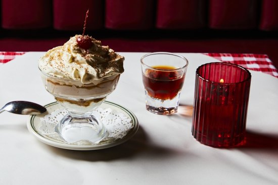 The Tirami-sundae takes the favourite dessert and adds soft-serve.
