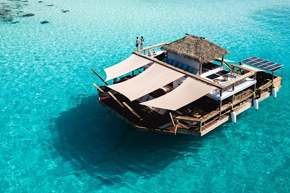 Floating restaurant Cloud 9 is one of Fiji's most iconic dining and drinking options.