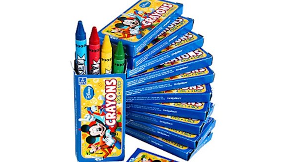 Asbestos fibres have been found in some crayons.