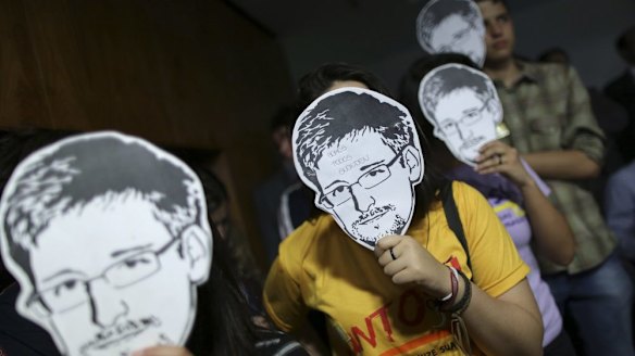 Defend your privacy: Snowden is calling on people to protect their rights online.