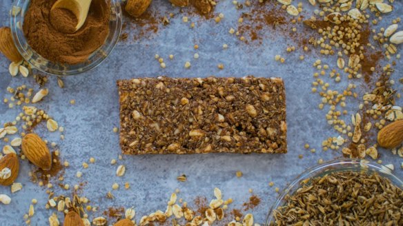 Upcycled: ReGrained's snack bars are made from spent brewing grains. 