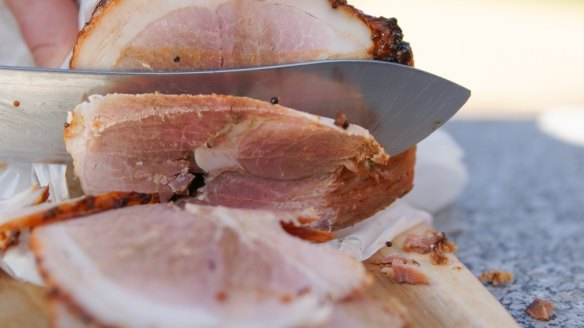 Pacdon Park gammon is made from free-range pork and brined in apple juice. 