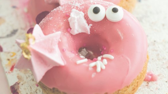 These cute doughnuts are fun children's party food.
