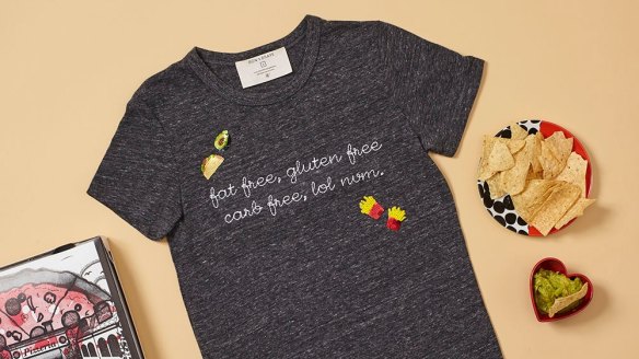Bow and Drape's statement tees will make you hungry. 