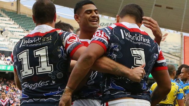 Tough love: Daniel Tupou's future at the Roosters is now close to being finalised, rumours suggesting a four-year extension. 