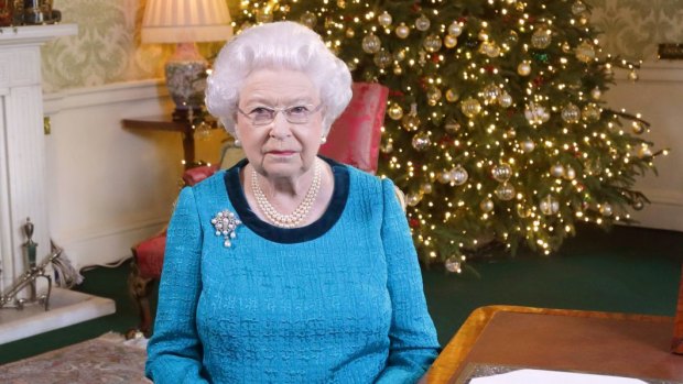 Queen Elizabeth II delivers her Christmas Day message.