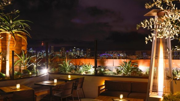 You can glance over the city skyline at the newly refurbished rooftop bar at The Light Brigade.
