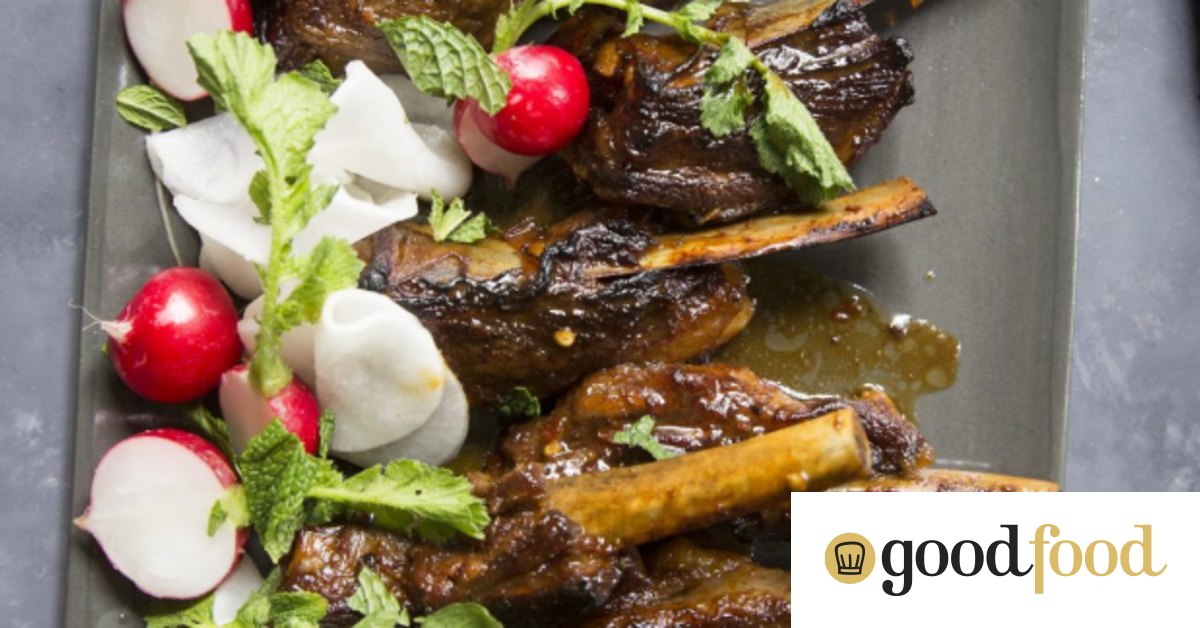 Karen Martini's lamb ribs with miso, treacle and dark ale