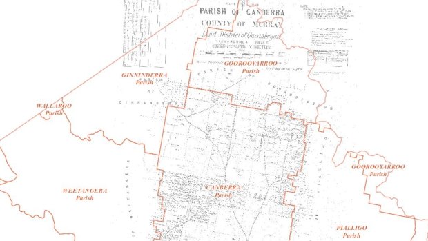 ACT Government have added historical maps from 1830 to 1930 to their digital mapping website ACTmapi