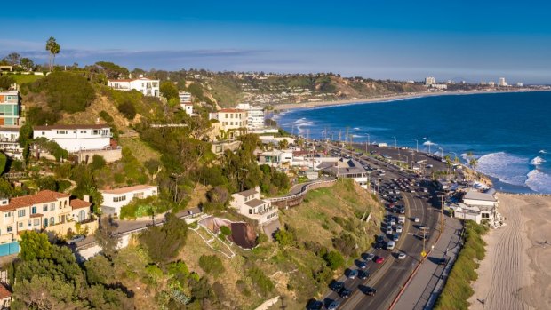 Malibu hugs the California coast.