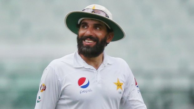 Pakistan captain Misbah-ul-Haq at the MCG this week.