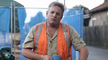 Sydney tradesman Andrew MacRae is the Liberal Party's 'fake tradie' 