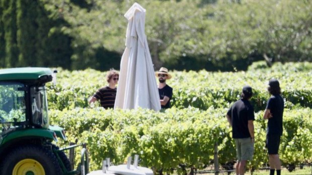 Staff are preparing the venue where Jacinda Ardern and Clarke Gifford are expected to tie the knot on Saturday.