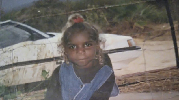 Joyce Clarke as a young child. 