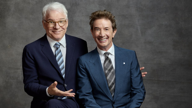 "Always say what's on the audience's mind immediately": Steve Martin and Martin Short.