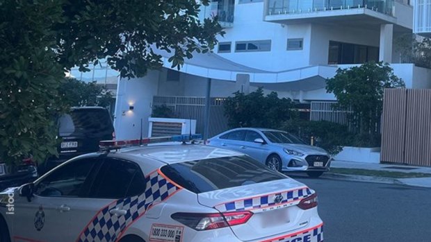 A crime scene was declared after a baby girl died at the Gold Coast.