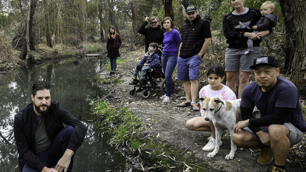 Members of Friends of Stony Creek say their creek continues to be contaminated by industrial chemical spills.
