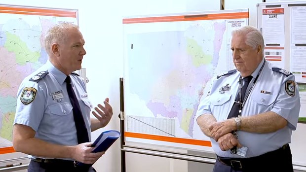 NSW Police Commissioner Mick Fuller honoured Senior Sergeant John Thompson before his retirement.