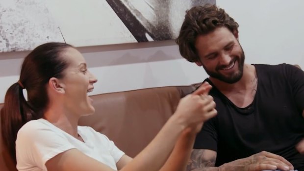 "Can I send you nudes?" Ines asks Sam on Tuesday's Married at First Sight.
