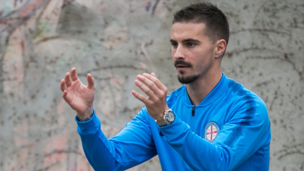 Jamie Maclaren will make his debut for Melbourne City on Saturday night.