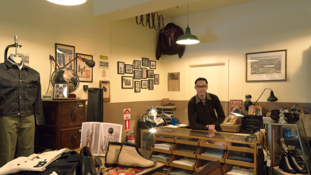 Lieutenant & Co's shop fittings and memorabilia are from the 1940s.