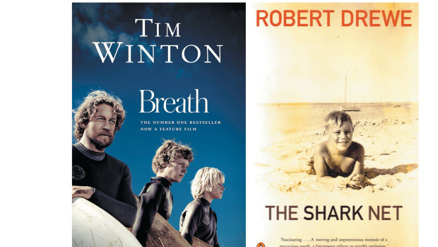 Tim Winton's Breath and Robert Drewe's  The Shark Net.