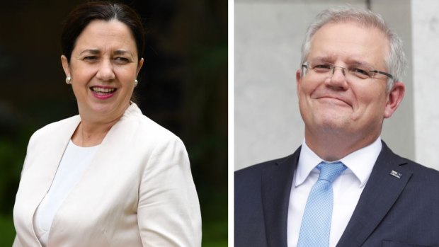 Premier Annastacia Palaszczuk has praised Scott Morrison's leadership through the coronavirus crisis.