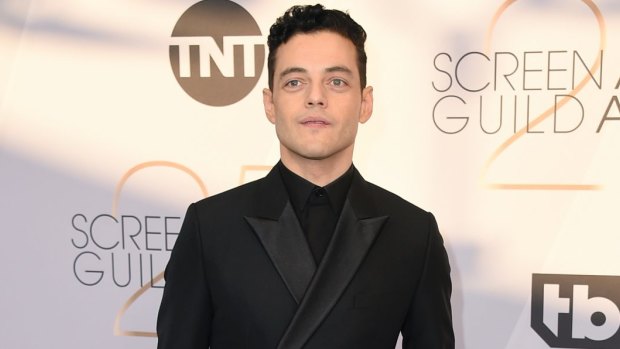 Rami Malek arrives at the 25th annual Screen Actors Guild Awards at the Shrine Auditorium.