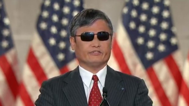 Chinese civil rights activist Chen Guangcheng.