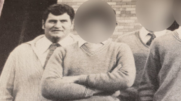 Teacher Kevin Myers at St Edmunds College Canberra in 1979 - the same school where he had offended 10 years earlier.