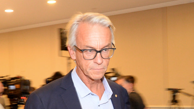 David Gallop resigned as chief executive of FFA.