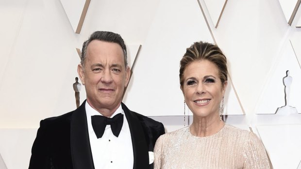 Tom Hanks and his wife Rita Wilson have been diagnosed with coronavirus in Australia, after experiencing colds, fevers, muscle aches and chills.