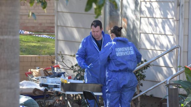 Forensic services investigated the man's apartment for days this week.