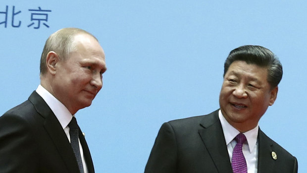 Vladimir Putin and Xi Jinping.